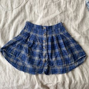 American Eagle Mini Plaid Skirt